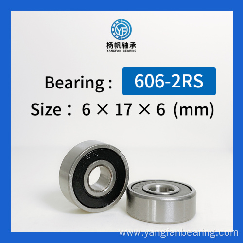 Sealed Bearing 606 2RS 6*17*6